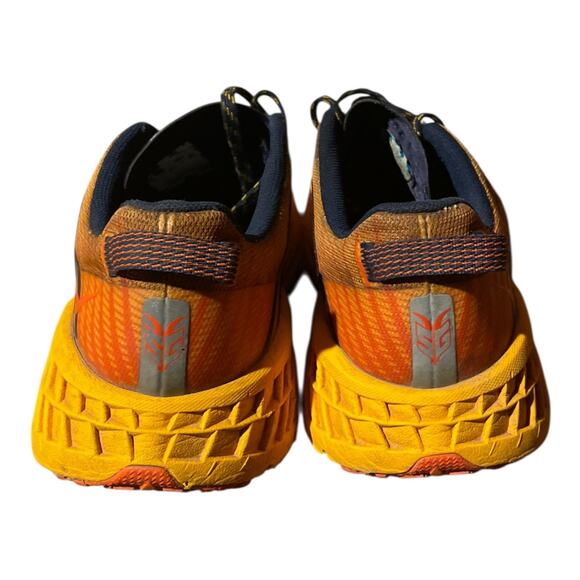 HOKA Speedgoat GTX Trail Running Shoes Men’s 11 Orange Black Waterproof Vibram - Picture 5 of 8